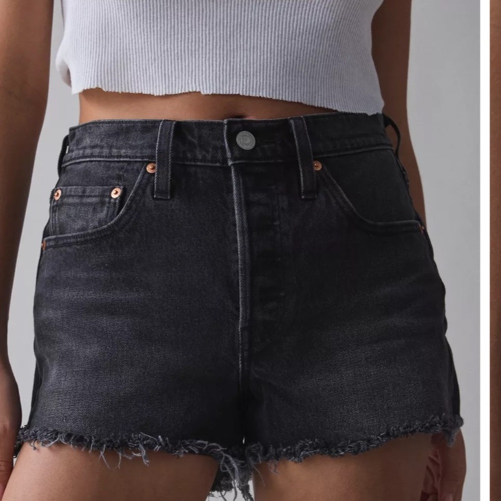 Levi's Black 501 Shorts